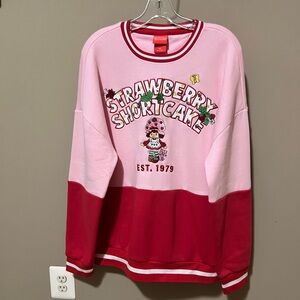 Strawberry Shortcake Pink and Red Women's Sweater